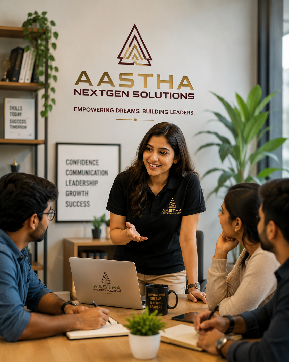 aastha students and trainer